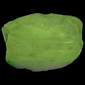 Mint Green Milk Glass Layered Art Glass‎ Cullet Glowing Manganese Slag #4GX284